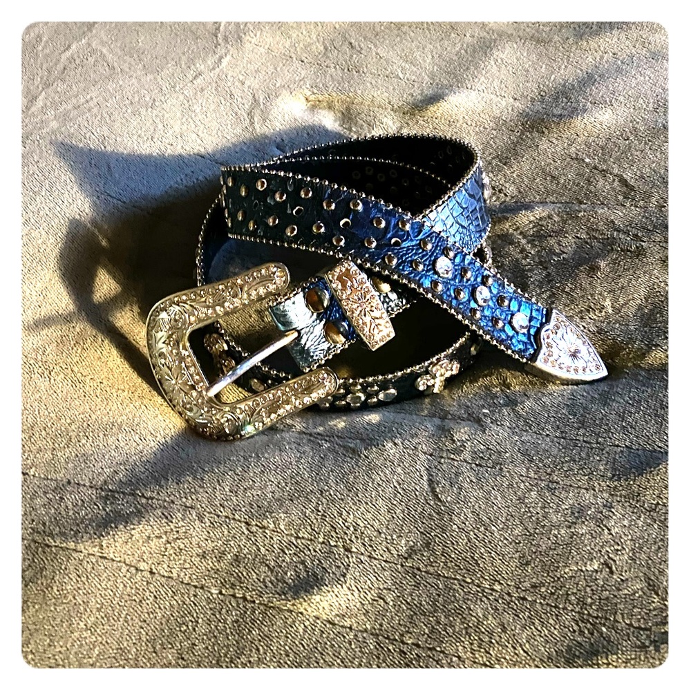 Bling cowgirl belt women